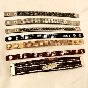 Lot of Maurices snap cuff bracelets